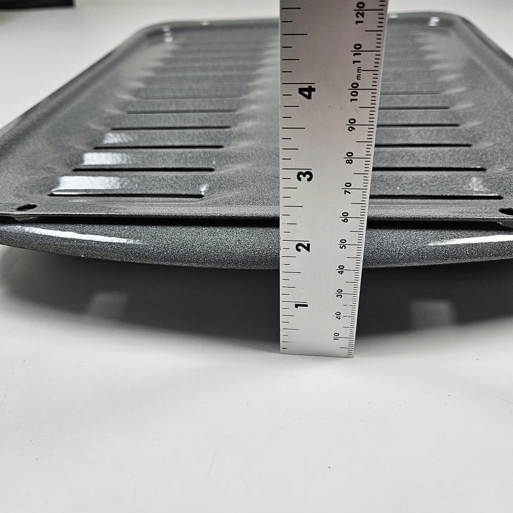 Broiler Pan‎ Set 13x16 Gray Porcelain Enamel Roasting Rack Tray NEW